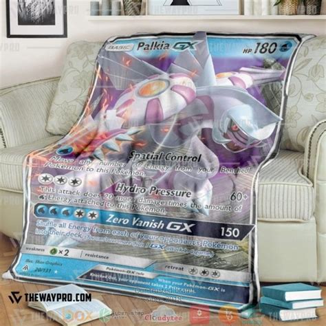 Pokemon Palkia Gx Forbidden Light Soft Blanket Hot Sale