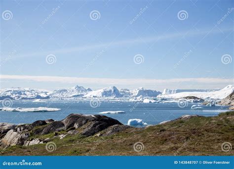 Ilulissat Icefjord UNESCO Site Stock Image - Image of arctic, tourism ...