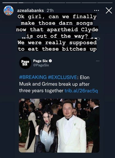 Gabe Hoffman On Twitter Who Remembers The Azealia Banks Elon Musk