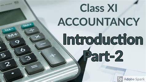 Class 11 Introduction Basics Of Accounting Part 2 Youtube