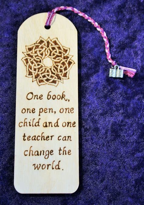 Inspirational Bookmarks Wooden Quote Bookmarks Book Lover | Etsy