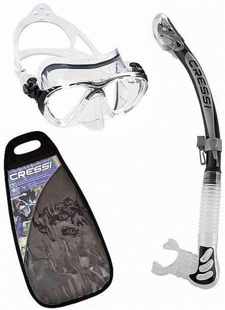 Cressi Big Eyes Evolution Alpha Ultra Dry Clear Black Muziker