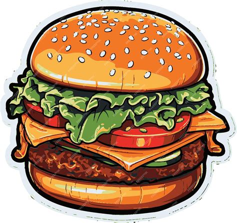 Premium Vector Burger Vector Graphics Showcase Vector Burgers