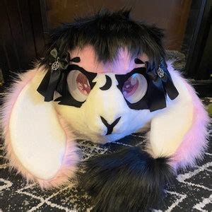 Premade Pastel Goth Kemono Bunny Fursuit Partial Etsy Australia