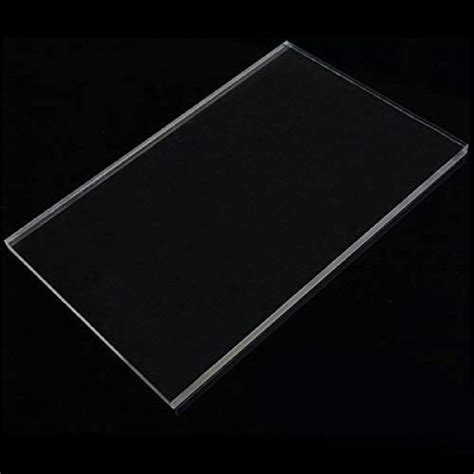 Glossy Rectangular Acrylic Clear Sheet Thickness Mm Size L