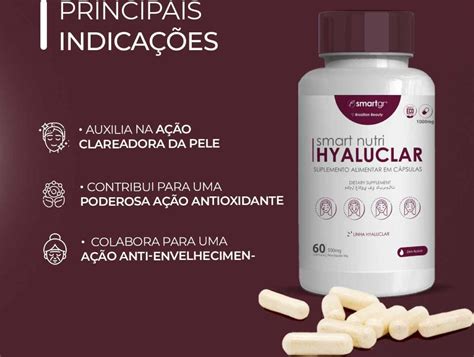 Suplemento Alimentar Smart Gr Hyaluclar Nutri Beleza Na Web