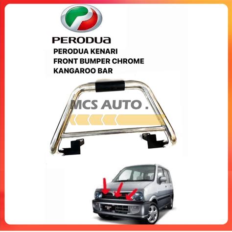 Perodua Kenari Front Bumper Grille Kangaroo Bar Chrome Protection Guard