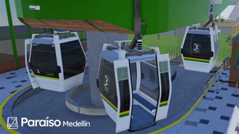 Paraíso Medellín Metro Bus Metrocable Roblox