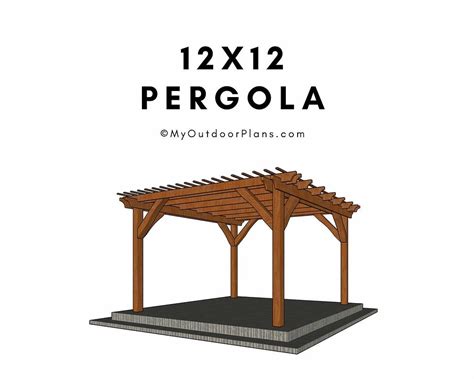 12x12 Pergola Plans