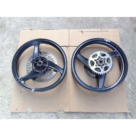 Jual Velg Pelek Roda Depan Belakang Kawasaki Ninja Rr Old Original