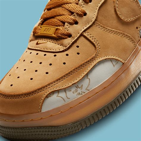 The Nike Air Force 1 Wheat Mocha Returns With A Twist Hype Sneaker