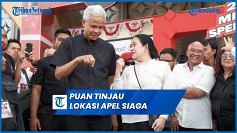 Puan Tinjau Lokasi Apel Siaga Pemenangan Pileg Dan Pilpres Di Stadion