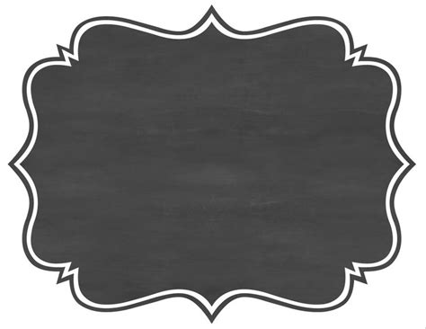 Chalkboard Template For Wedding Invitations