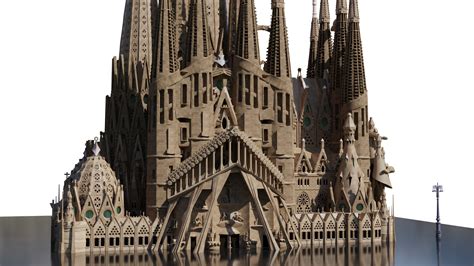 3d La Sagrada Familia Model Turbosquid 2103904