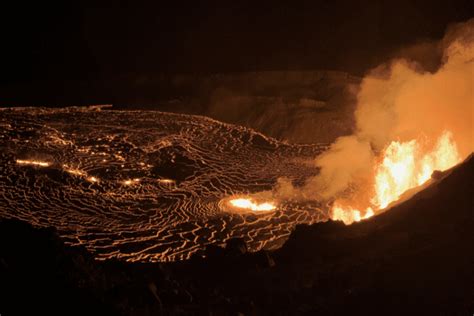 Hawaï les images du volcan Kilauea de nouveau en éruption