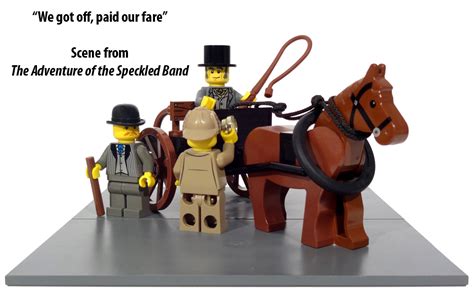 The Adventures Of Sherlock Holmes Re Imagined In Legos I Hear Of