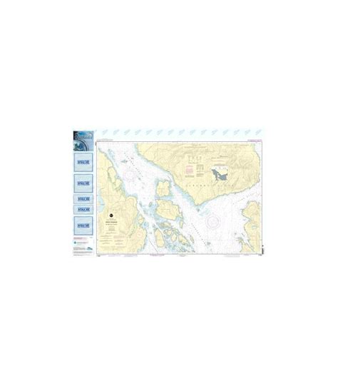 OceanGrafix NOAA Nautical Charts 17383 Snow Passage, Alaska