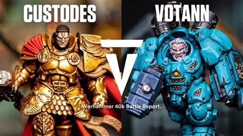 Adeptus Custodes Vs Leagues Of Votann Warhammer 40k Battle Report