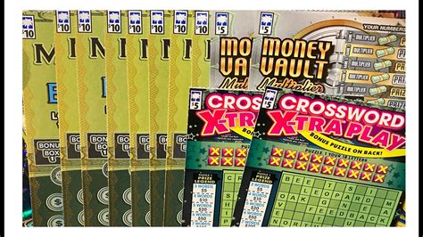 Sc Crossword X Tra Play Coin Eligible Scratch Off Lottery Tickets