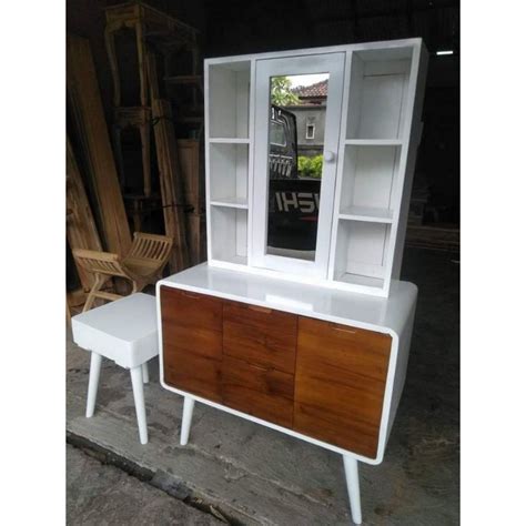 Jual Meja Rias Retro Minimalis Shopee Indonesia