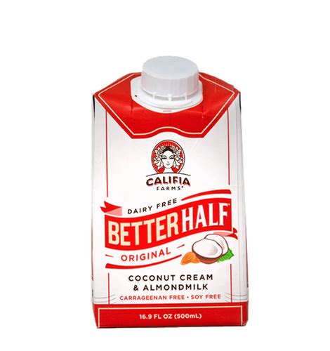 Califia Farms Better Half Creamer Almond Milk Coconut Cream Original