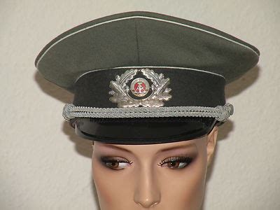 Nva Gdr Ddr Stasi Army Uniform Officer Peaked Cap Hat Hoed M Tze Size S