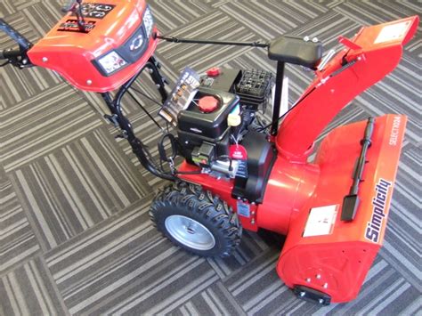 Simplicity 24 2 Stage Snowthrower Brand New Lk Nex Tech