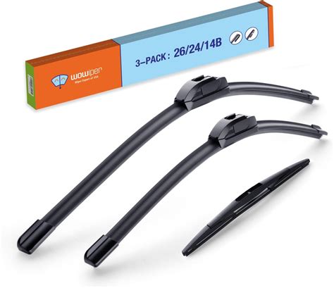 3 Wipers Windshield Wiper Blades 26 24 With 14 Inch Rear Wiper Blade Oe Quality