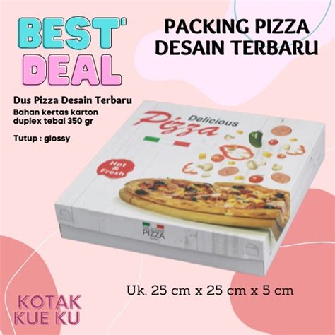 Jual 10 Pcs DESIGN TERBARU BOX PIZZA KOTAK PIZZA DUS PIZZA