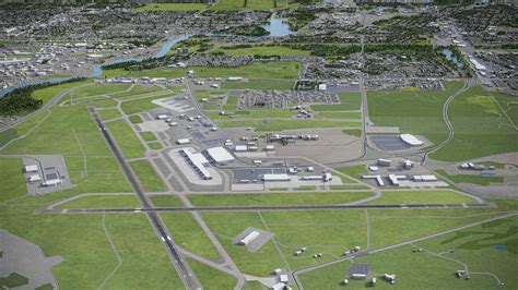 Ottawa International Airport - YOW 3D Model by 3dcitymodels