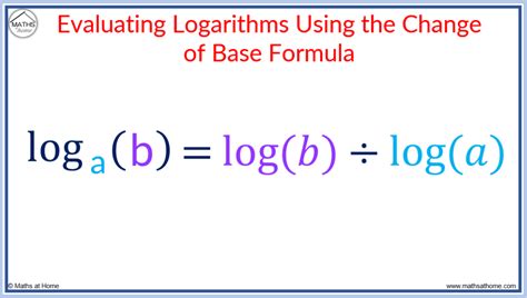 How To Change The Base Of A Logarithm Mathsathome