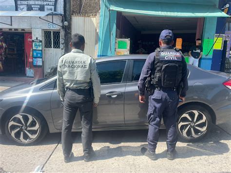 En distintos hechos Guardia Civil asegura tres vehículos con reporte