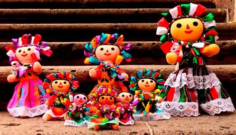 MUÑECA LELE OTOMI MAZAHUA Mexican doll Christmas ornaments Novelty