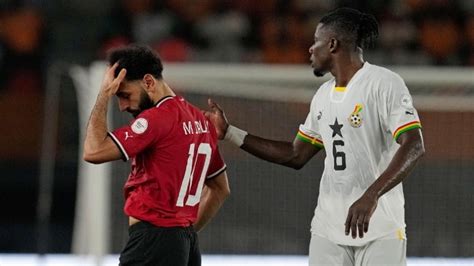 Mohamed Salah Forced Off With Injury As Egypt Draw With Ghana At Afcon