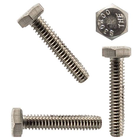 Hex Head Machine Screws Bolts Stainless Steel All Lengths And