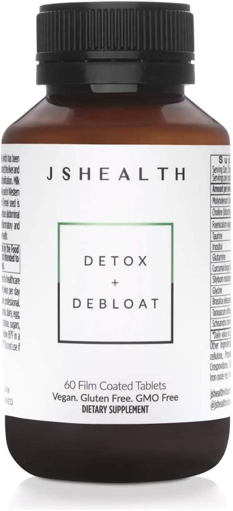 Jshealth Detox And Debloat Tablet Count Amerikanpaketim