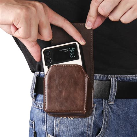 Leather Belt Clip Case Men Waist Bag For Huawei P Pocket S Magic V