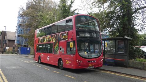 FULL ROUTE VISUAL Metrobus London Route 127 Tooting Broadway Stn To