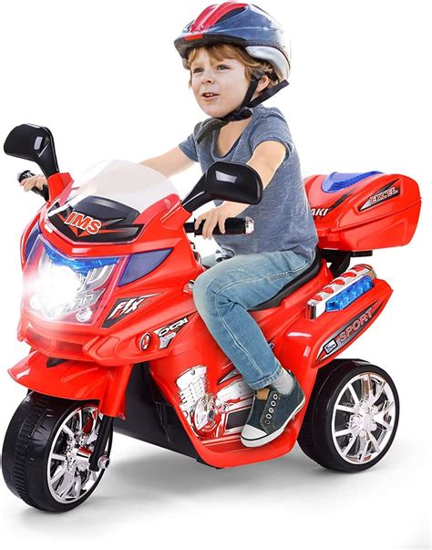 Dreamade Moto Pour Enfant Ans Avec Roues V Hicule Lectrique V