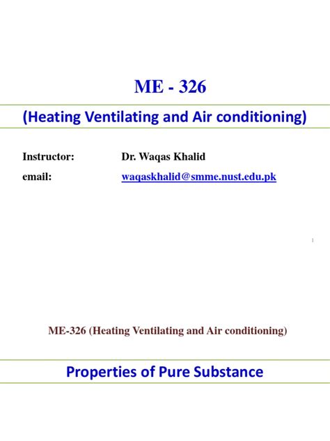 Properties of Pure Substance | PDF