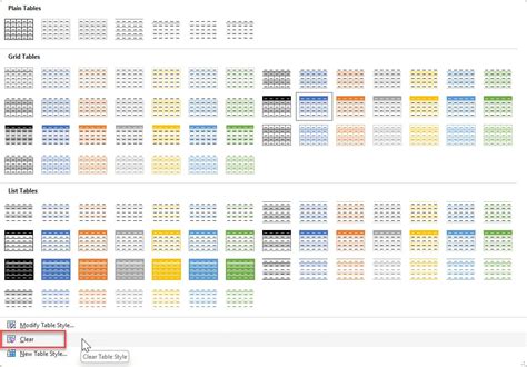 word table formatting excel  work