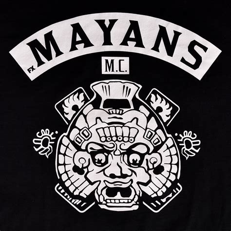 Mayans Mc Logo T Shirt Black Mayans Mc Elbenwald