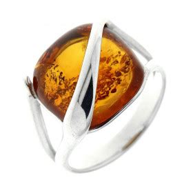 Bague Ambre V Ritable Bijoux Argent En Ambre De La Baltique