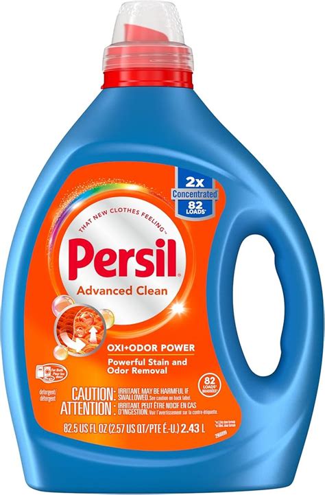 Persil Advanced Clean Oxi Odor Power Liquid Laundry Detergent High Efficiency He