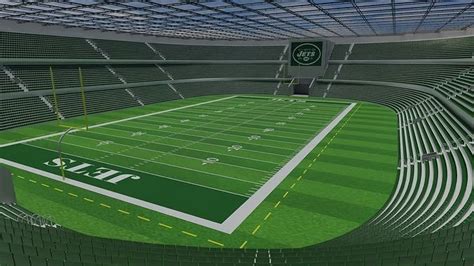 3D model New York Jets - American Football Stadium VR / AR / low-poly ...