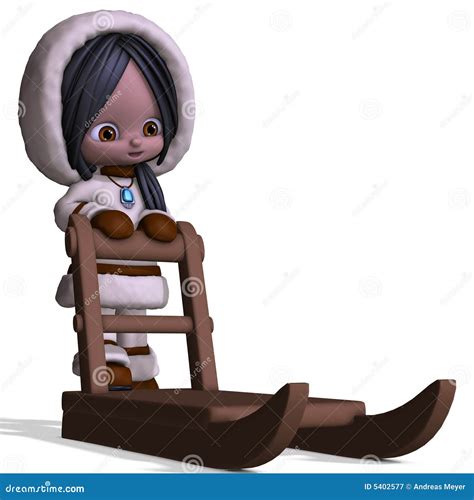 The Eskimo Royalty-Free Stock Image | CartoonDealer.com #2229904