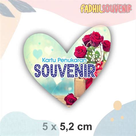 Jual Kartu Penukaran Souvenir Pernikahan Kupon Souvenir E