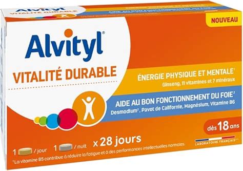 Alvityl Comprim S Vitalit Durable Double Action Revitalisante