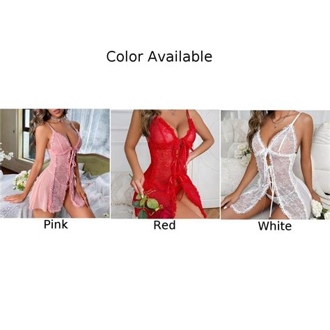 Lace Transparent Corset Erotic Underwear Set Dress Sexy Lingerie Women