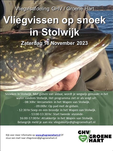 Vliegvissen Op Snoek Rond Stolwijk GHV Groene Hart